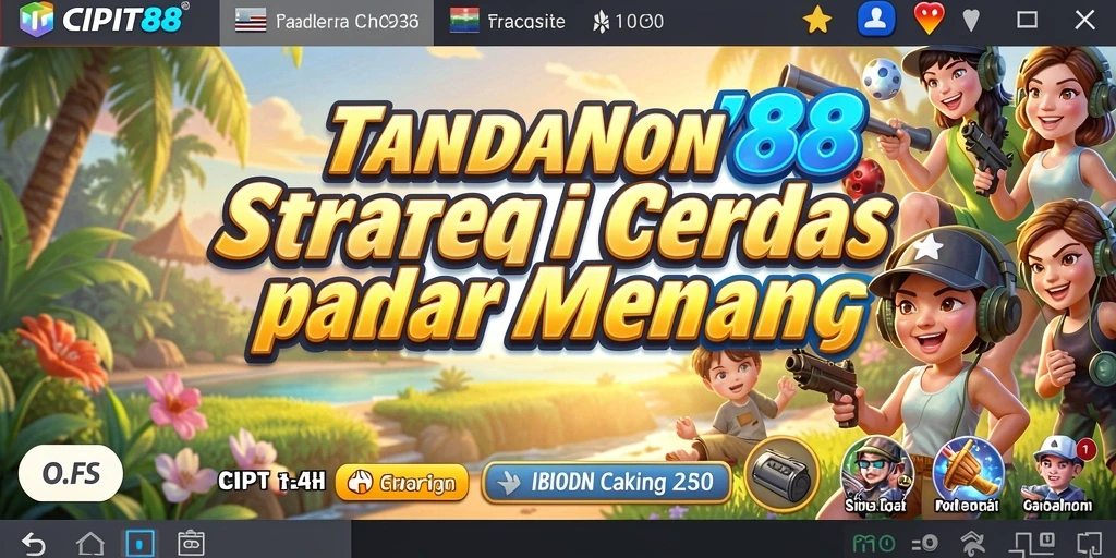 Tampilan strategi intens dalam gameplay CIPIT88