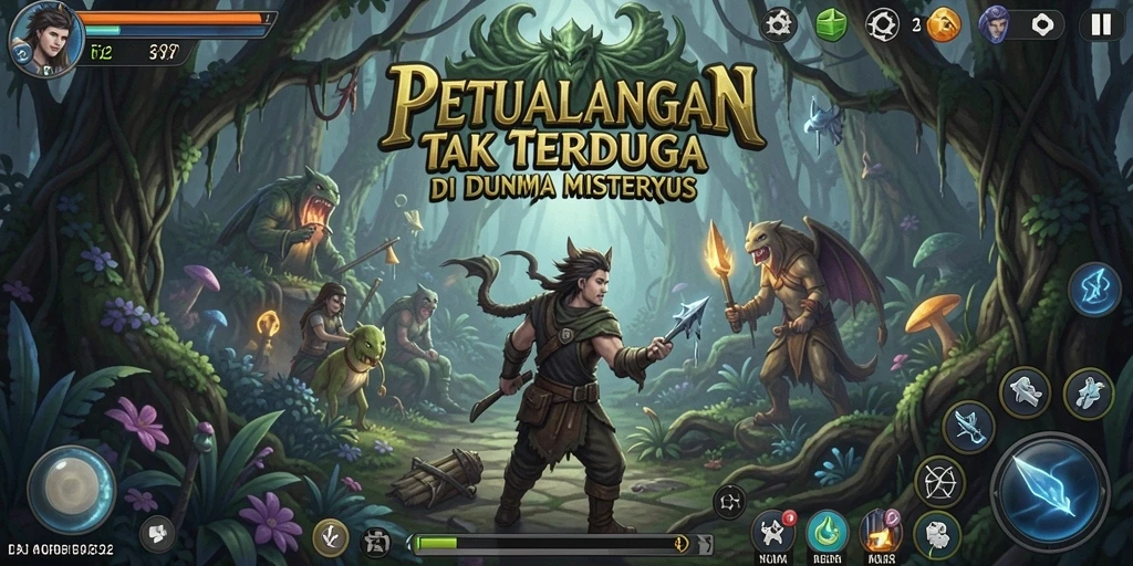 Tampilan gameplay menegangkan dari F32 dengan petualangan mendebarkan.
