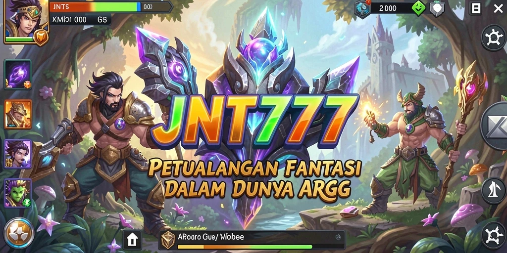 Screenshot JNT777 menampilkan pertempuran epik dalam dunia ARPG.