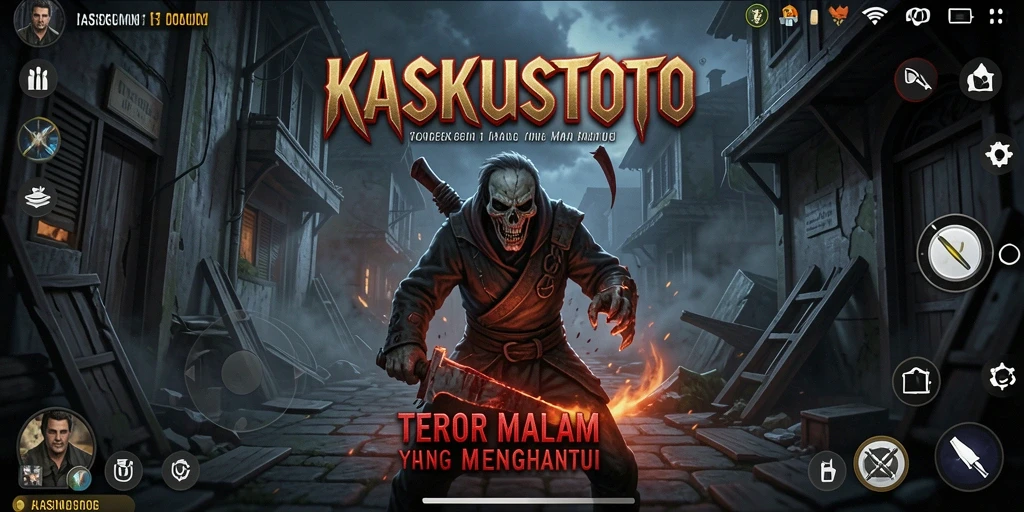 Tangkapan layar KASKUSTOTO menampilkan suasana mencekam saat menjelajahi ruang gelap.