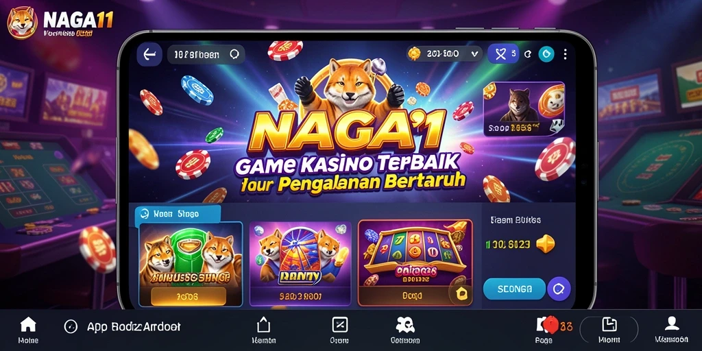 Tampilan menarik dari gameplay Kasino di NAGA11 dengan grafis berkualitas tinggi.