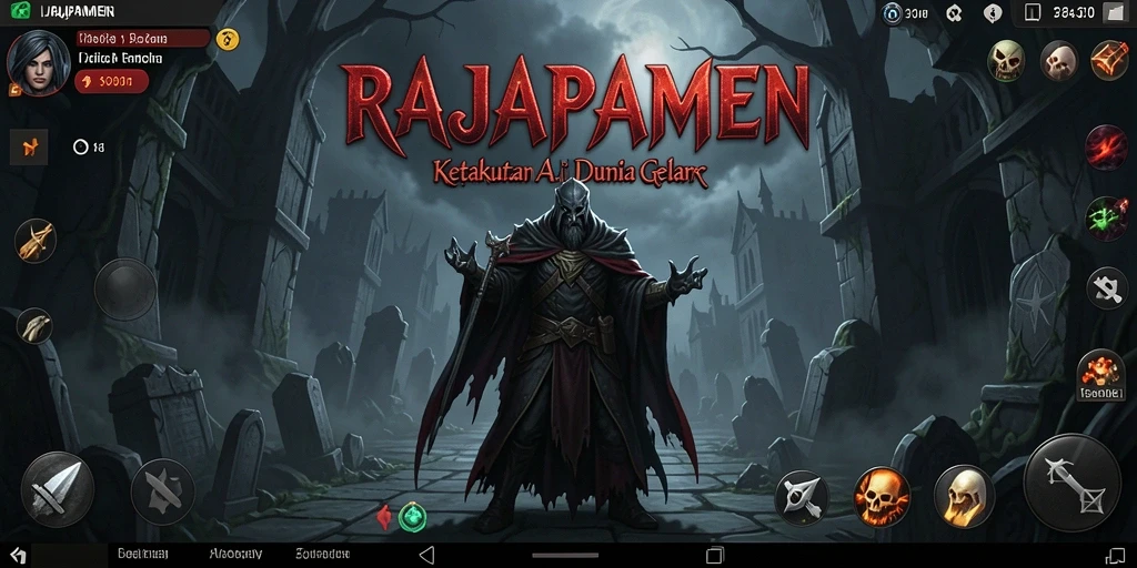 Tampilan gameplay menegangkan di dunia <strong>RAJAPAMEN</strong>.