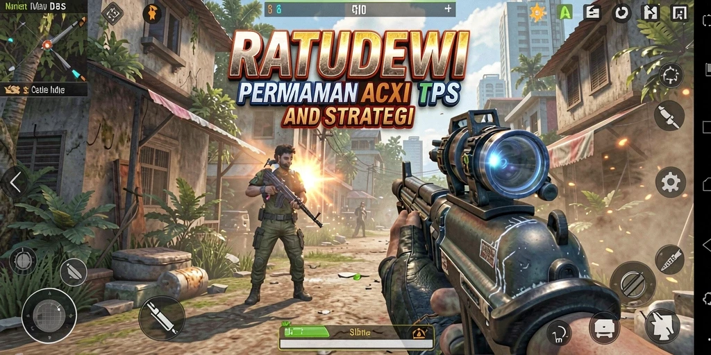 Tangkapan layar utama menunjukkan aksi mendebarkan dalam permainan TPS RATUDEWI.
