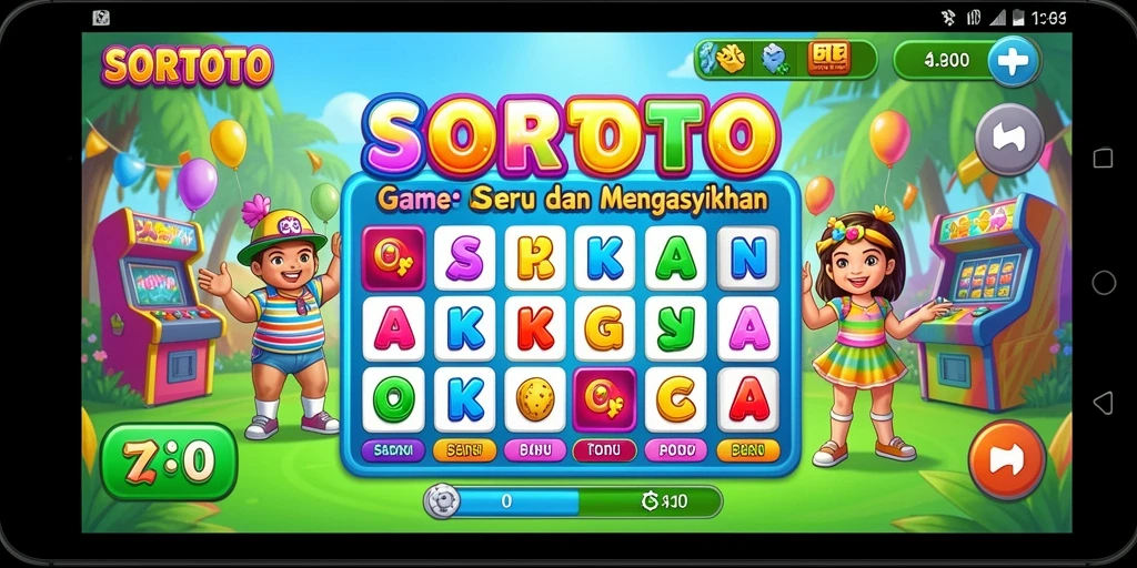 Screenshot gameplay SORTOTO menunjukkan keseruan bermain Bingo.