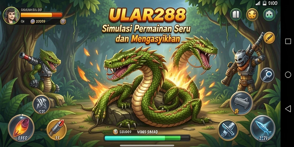 Tampilan gameplay ULAR288 yang penuh warna dan interaktif.